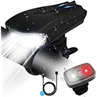 STATOR Luz Bicicleta-luces bicicleta Recargable USB con 400 Lúmenes IPX5 Impermeable-luces bicicleta delantera y trasera…